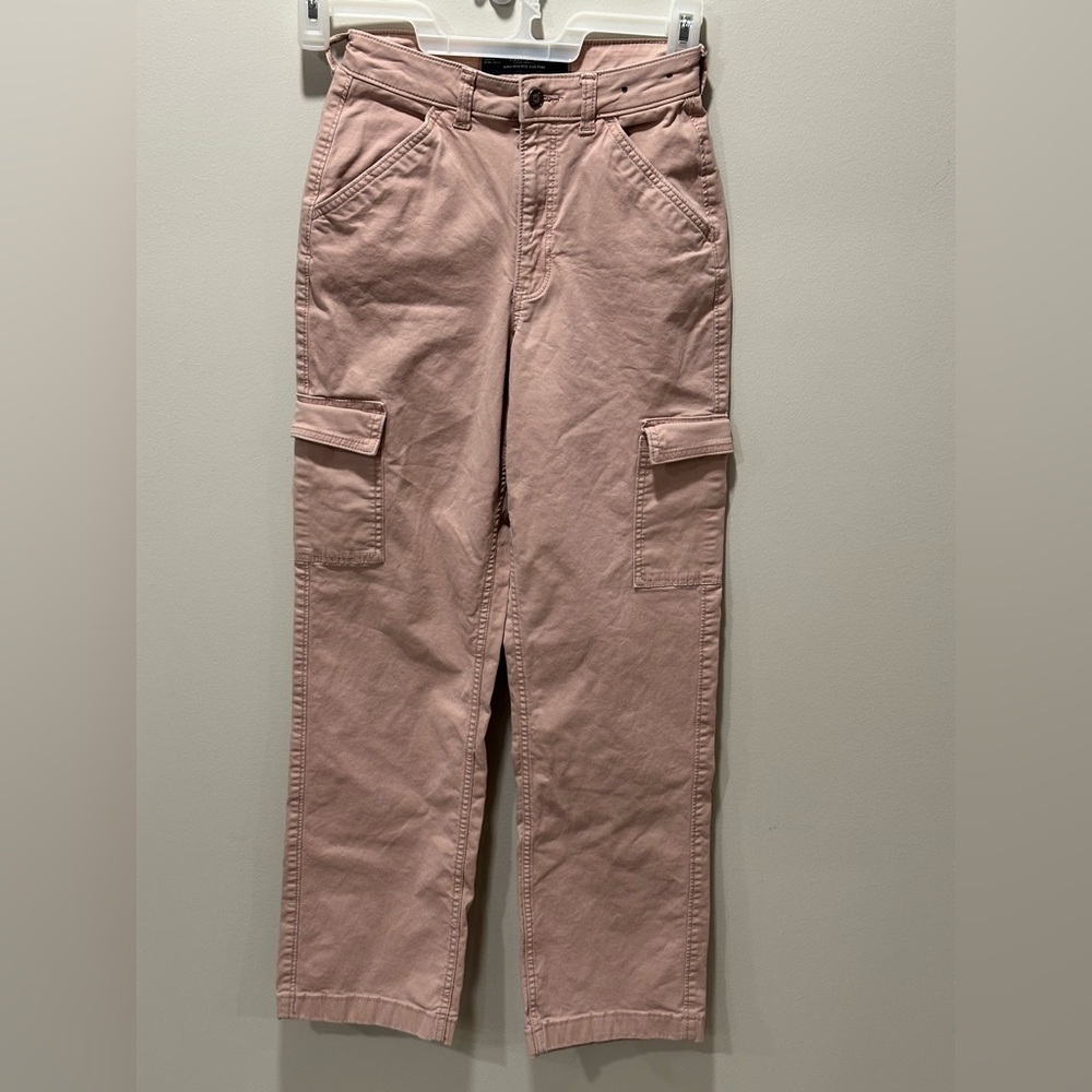 Hollister Co. Women's Pink Trousers Ultra High-Rise DD Pant Size 23R
